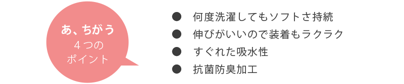 あ、ちがう。４つのポイント