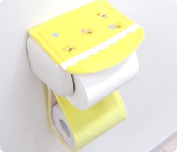 ミルフルール トイレットペーパーホルダーカバー